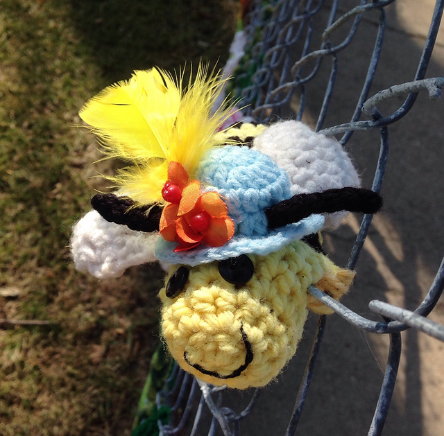 Ravelry jma's Flower Garden Yarn Bomb
