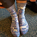 Michigan Snow Dance Socks pattern