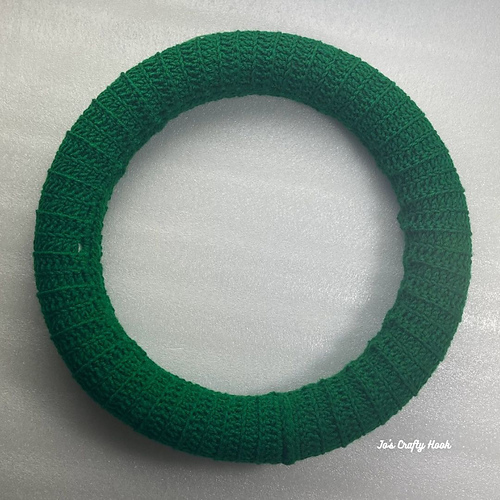 Styrofoam Ring Cover - Jo's Crafty Hook