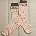 Retro Bud Socks pattern 
