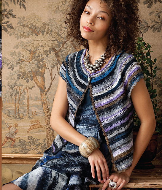 Ravelry CapSleeve Cardigan pattern by Yoko Hatta (風工房)