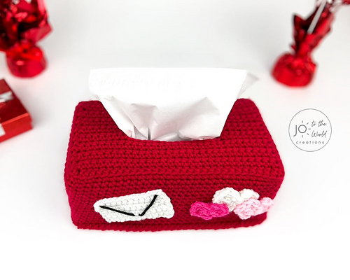 Valentins Tissue Box Cover og Postkasse - Jo Edwards