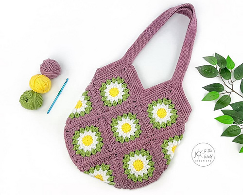 Flower Granny Square Bag photo 2
