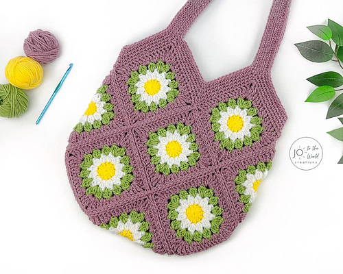 Flower Granny Square Bag photo 6