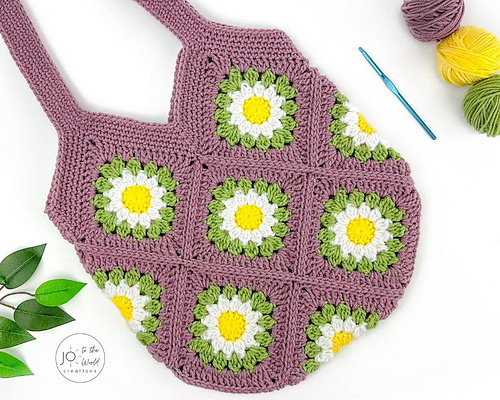 Flower Granny Square Bag photo 7