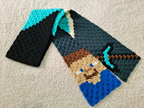 Minecraft Skjerf - Joy Roca