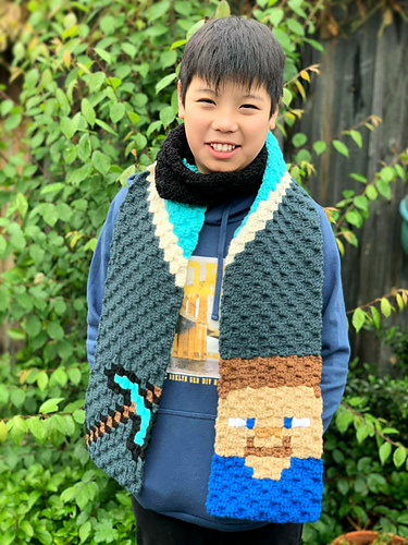 Minecraft Skjerf - Joy Roca