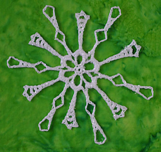 Ravelry: Bicycle Wheel Snowflake pattern by Deborah Atkinson