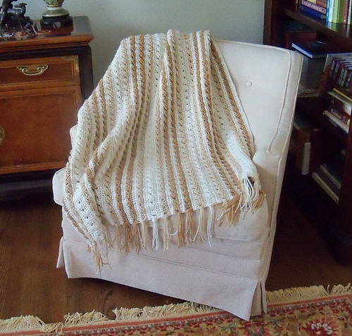 Treble Cross Crochet Afghan photo 4