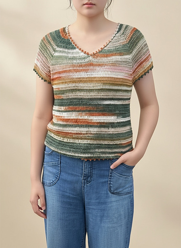 Mori no Ori Raglan Top