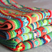 Mixed Stitch Stripey Blanket photo 3