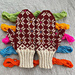Homestay Fair Isle Mitts pattern 