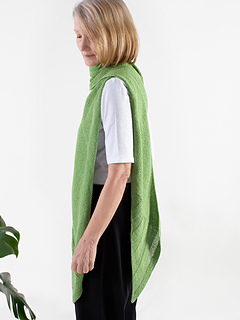Grass and Stone, knit in Shibui Knits Pebble & Reed, shown in Trellis