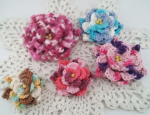 Stephanie’s Fuzz Flower (Picot Style) photo 4