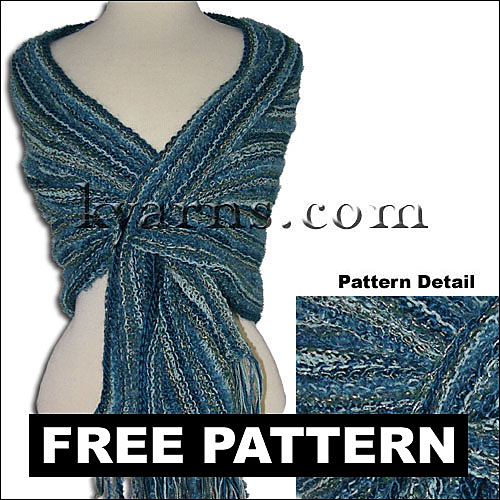 Lengthwise Designs Ravelry: Mixed Fiber Lengthwise Shawl pattern by Jill Bujold