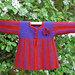 Girl`s coat with hat pattern 