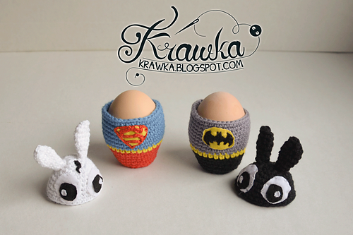 Egg cozies - Superbunny & Bunnyman photo 2