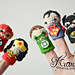 Superheroes finger puppets set photo 3