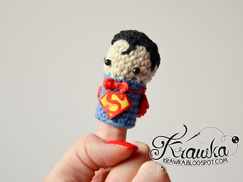 Superheroes finger puppets set photo 8