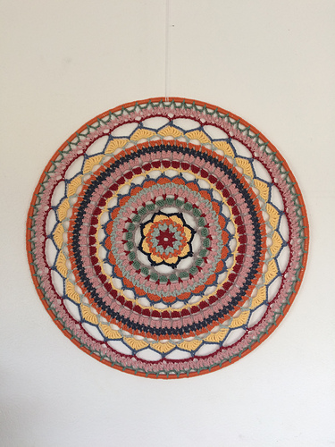 Autumn Spice Mandala Doily photo 4