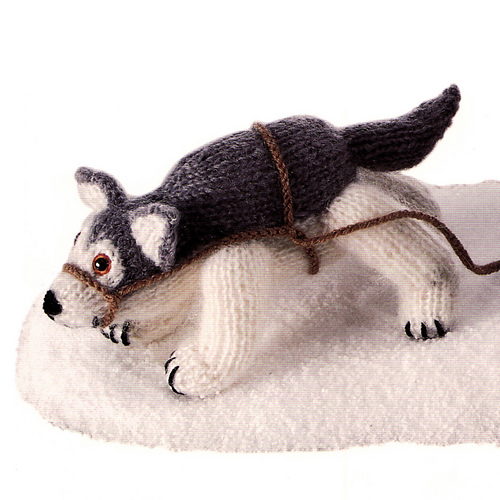 Ravelry Husky Dog pattern by Kath Dalmeny