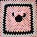 Minnie and Mickey Mouse Blanket And Pillow pattern 