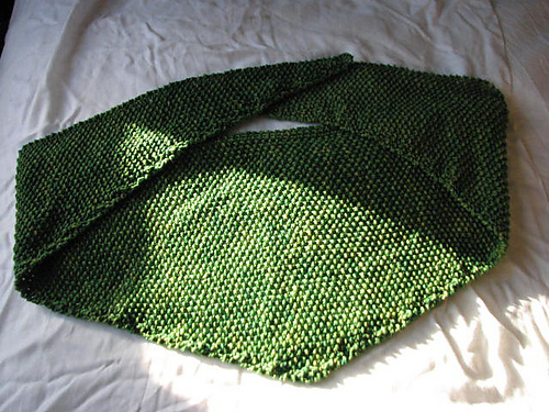 Seed Stitch Triangular Kerchief (Baktus) photo 3