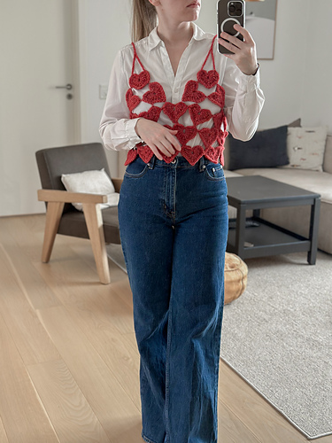 Hjerte Genser - Katr crochet