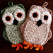 Funky Little Owl Potholder pattern 