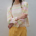 p.55 Ribbon cuffs pullover pattern 