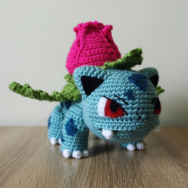 Ravelry: Pokemon Ivysaur pattern by Kayla Shea.
