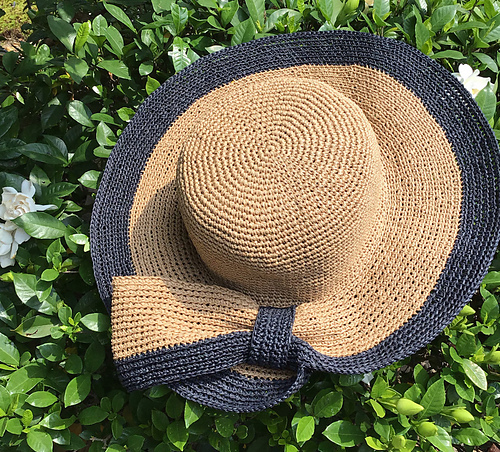 Crochet Summer Hat 片リボンの夏帽子 다른 모습 1
