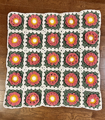 Blossoms and Buds Stroller Blanket photo 2