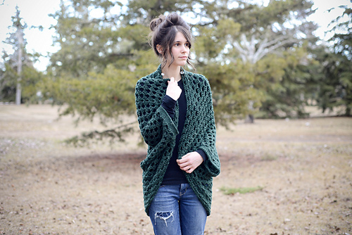 Cocoon Gensershrug - knitbrooks