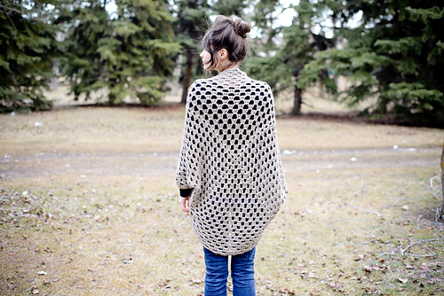 Cocoon Gensershrug - knitbrooks