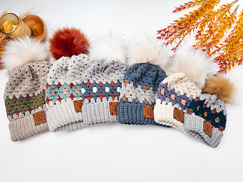 Gemstone Hues Crochet Beanie photo 4