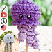 Wheat Stitch Jellyfish pattern 
