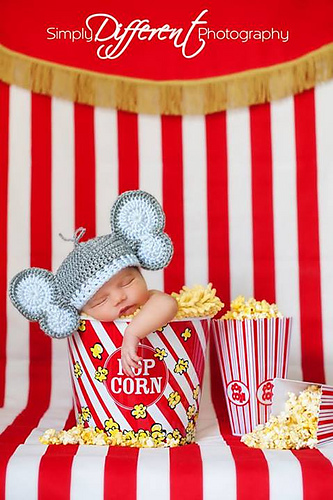Elephant Hat and Diaper Cover for Boy or Girl photo 3
