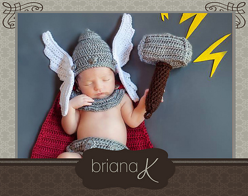Newborn God of Thunder Outfit Thor photo 8
