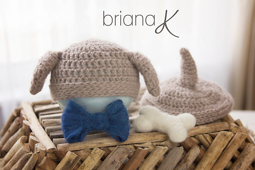 Puppy Dog Outfit with Bone Crochet photo 4