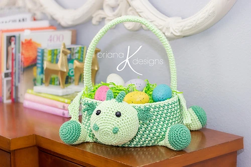79 Free Crochet Fantasy Creatures 29 Dragon Easter Basket Free Crochet Pattern