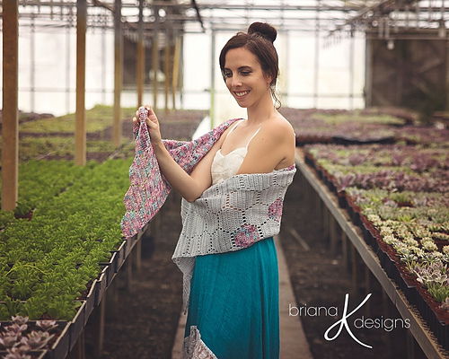 Modern Honeycomb Crochet Shawl photo 11