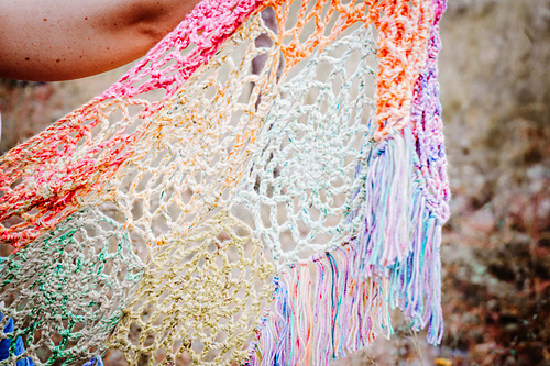 Stash Buster Motif Shawl photo 5