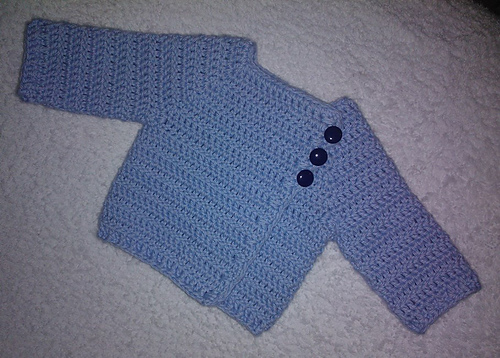 Baby Bear Newborn Crochet Cardigan photo 5