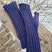 Barnacle Bed Mittens pattern 