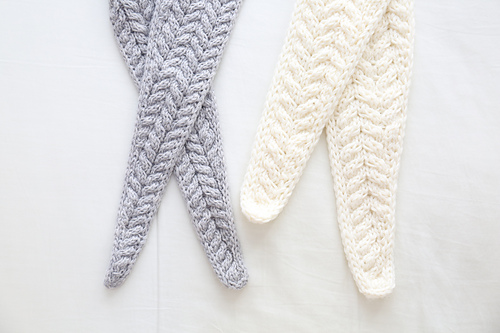 Croissant Cable Scarf 다른 모습 1