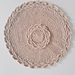 Leaf coaster and placemat set pattern
