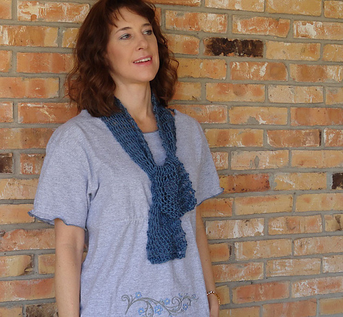 Easy Knit Lace Scarf - Kimberlees Korner