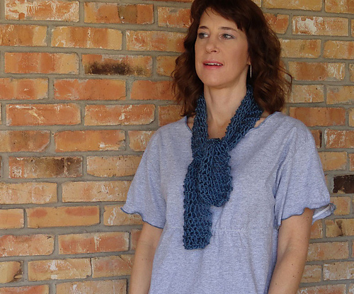 Easy Knit Lace Scarf - Kimberlees Korner