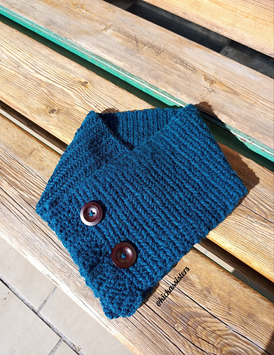 Halsvarmer med knotter til menn - 